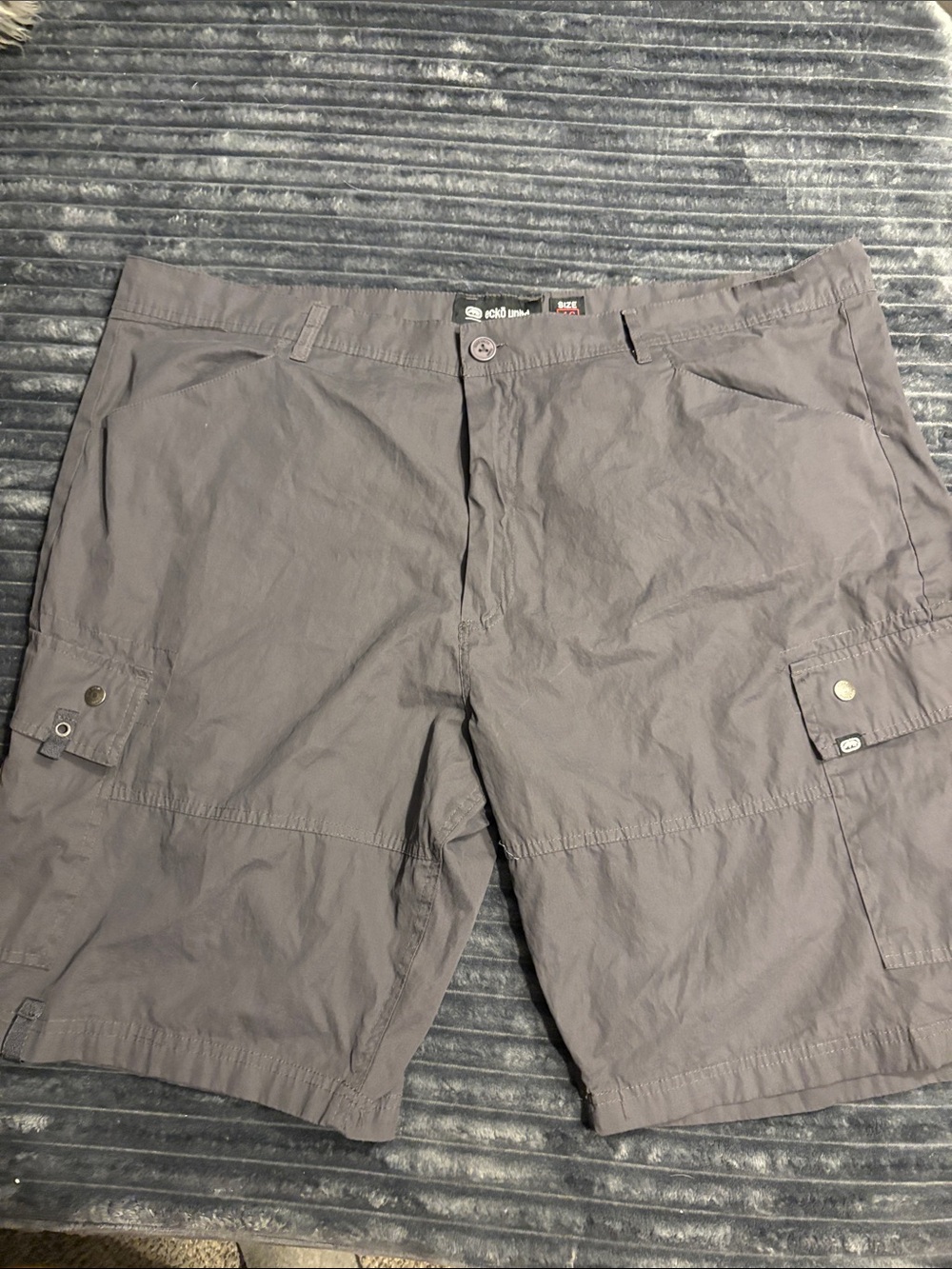 Ecko Unlimited Men's Charcoal Cargo Shorts